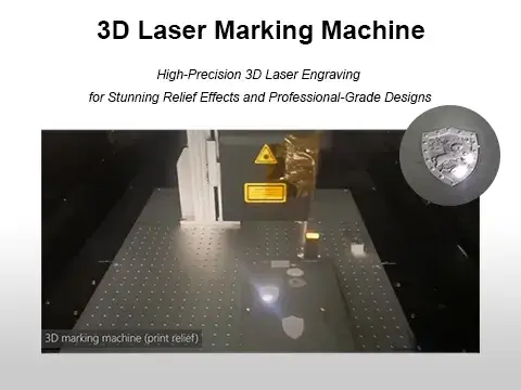 3D Laser Marking Machine Creating Breathtaking Relief Effects