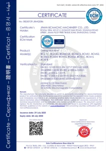 Drilling Machine CE Certificate