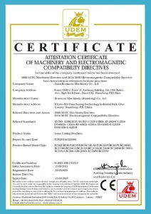 Laser Machine CE Certification