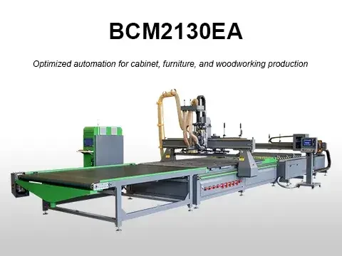 Auto Loading Unloading CNC Router— Fully Automated Production Demonstration BCM2130EA